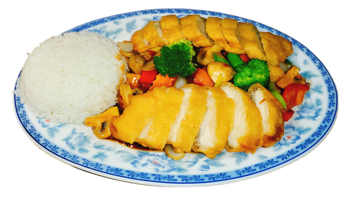 59c. Paniertes Hühnerfleisch nach Szechuan Art (Scharf)