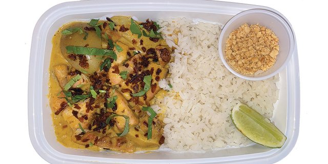 Chicken Green Curry Box