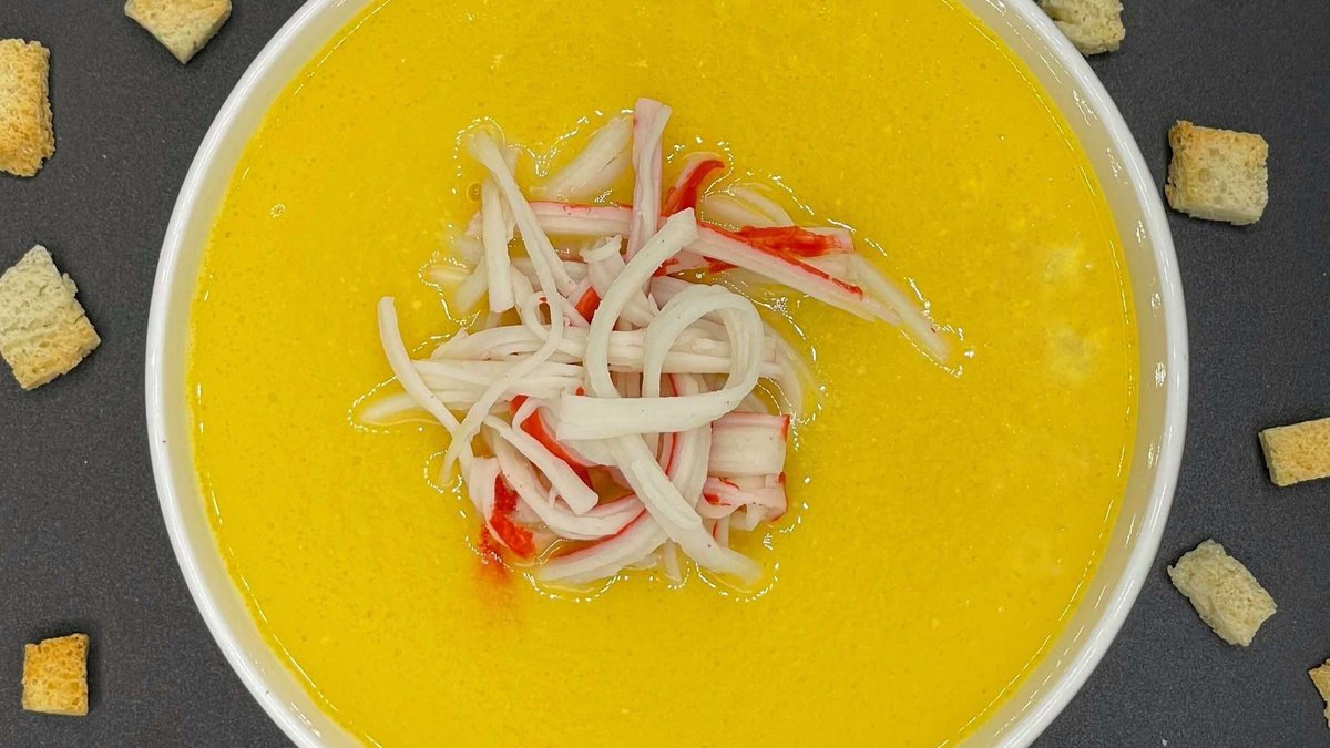 Asian Style Surimi Corn Cream Soup