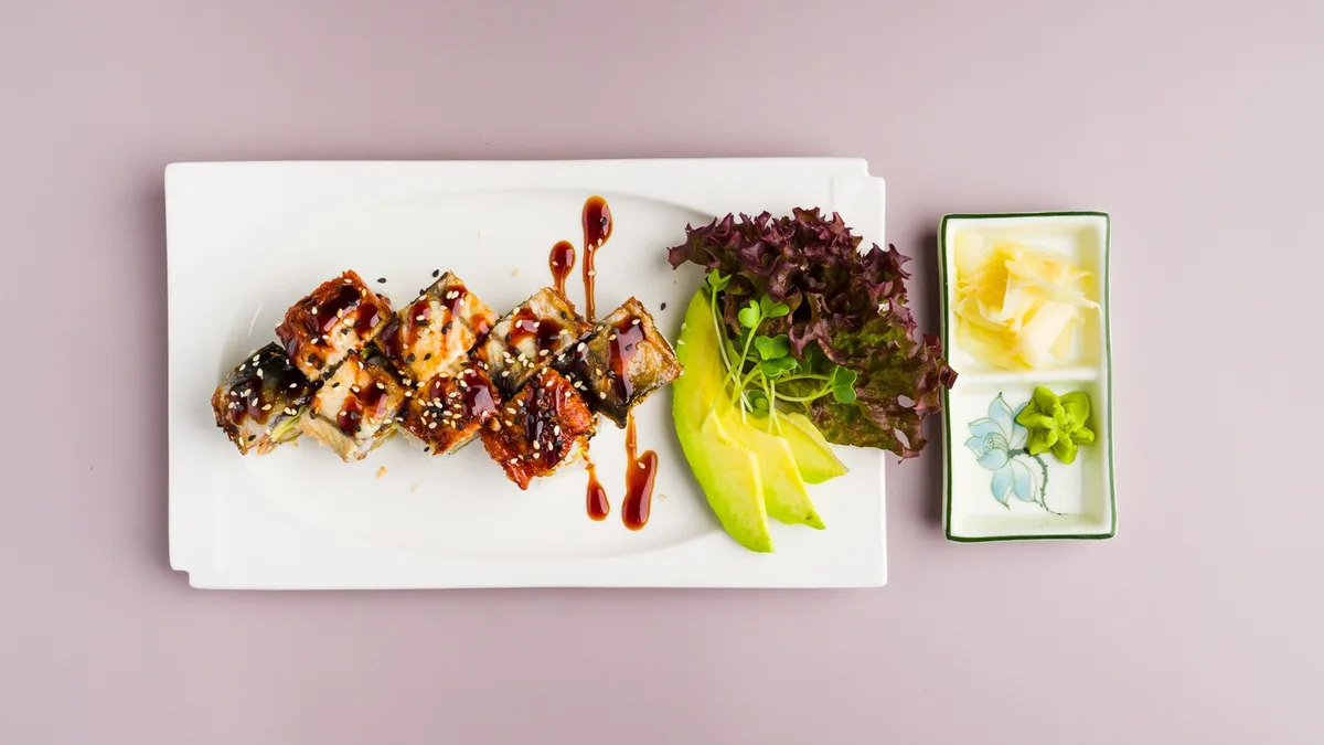 52. Aal Ebi Tempura Rolls
