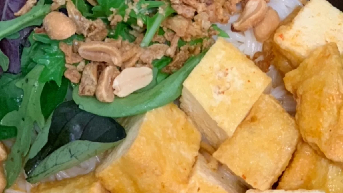Tofu gebraten