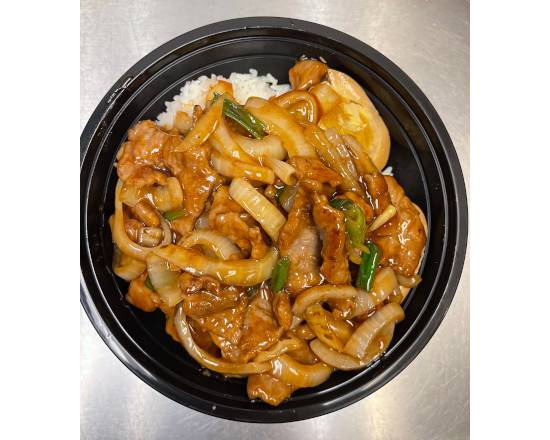 Teriyaki Beef Don铁板牛肉盖饭