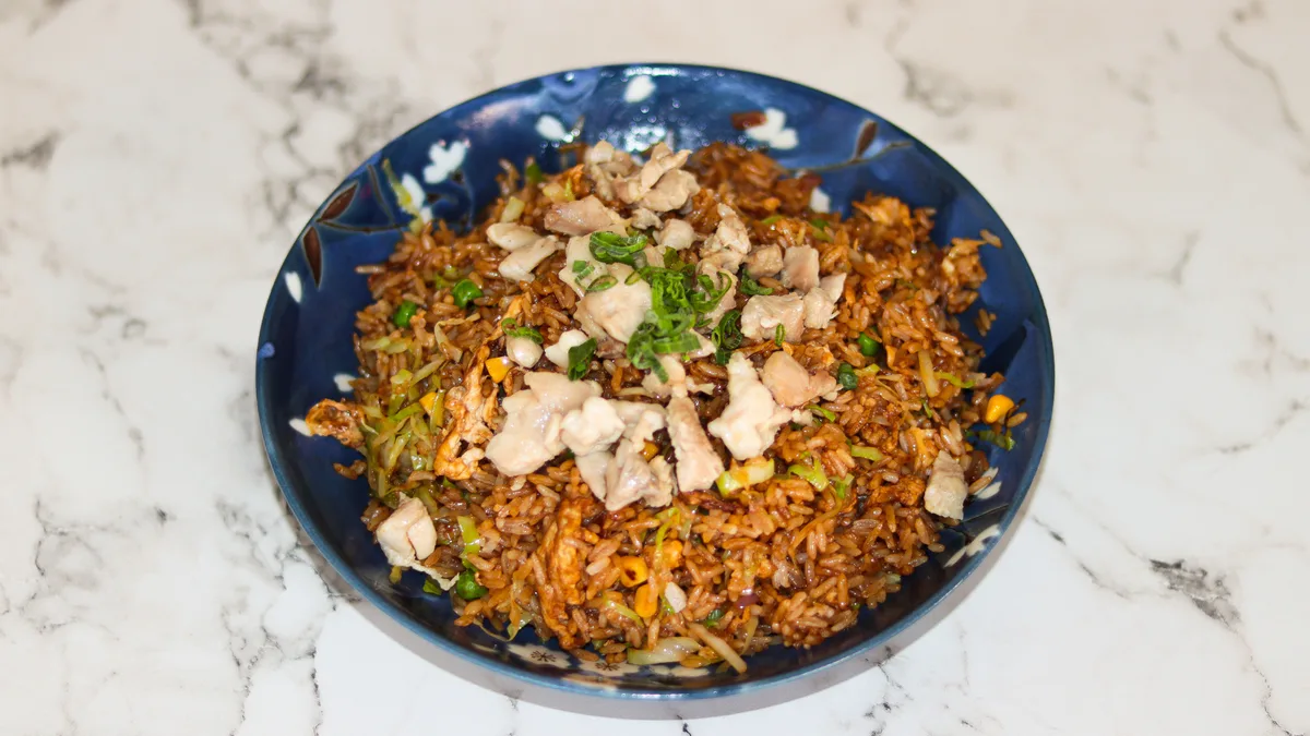 86. Fried Rice with Chicken