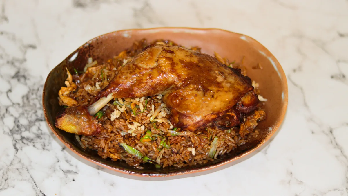 87. Fried Rice with Chicken thighs