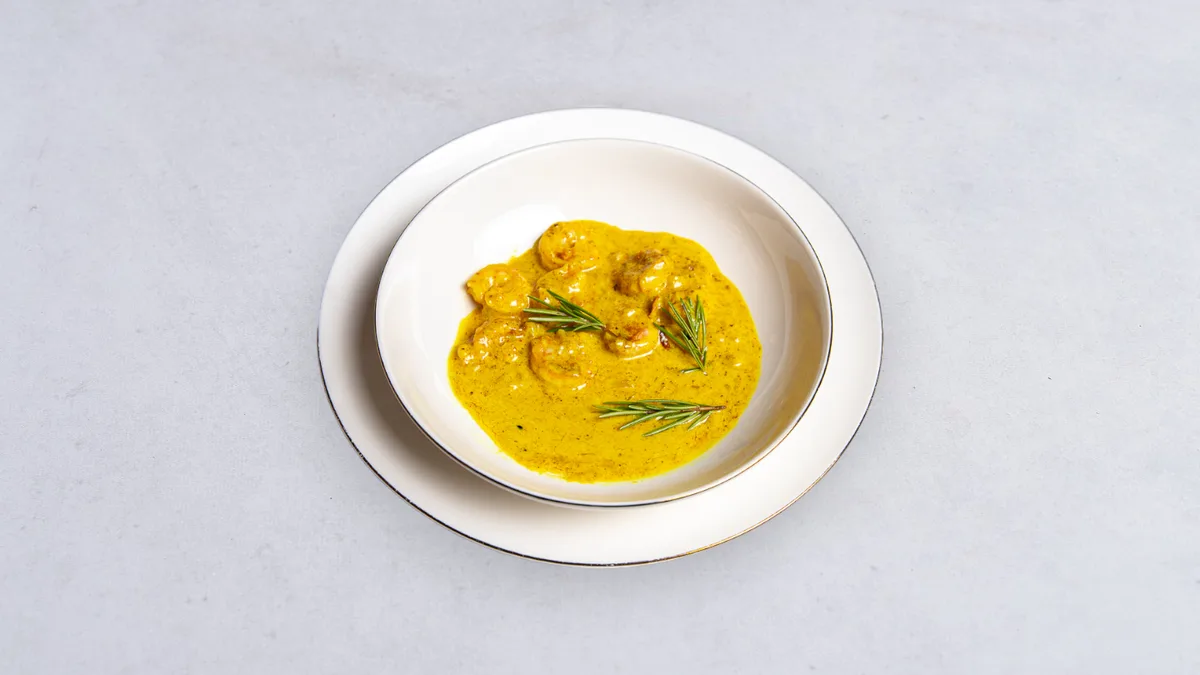 Krewetki curry