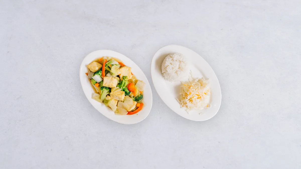 Tofu z warzywami