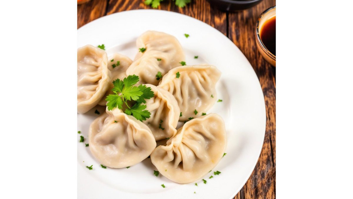 Dumpling cu porc and ghimbir