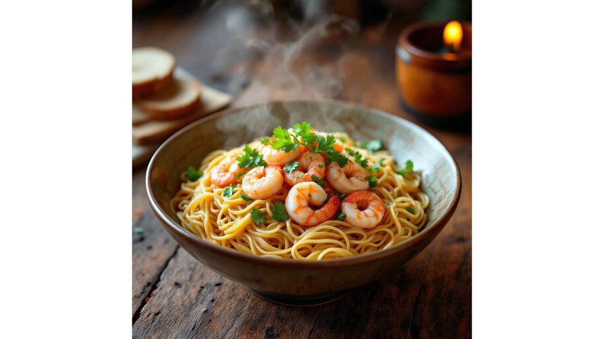 Noodles cu creveți