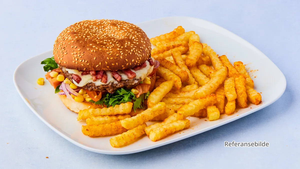 Baconburger Tallerken
