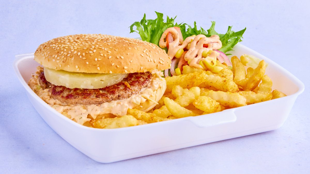 Hawaiiburger Tallerken