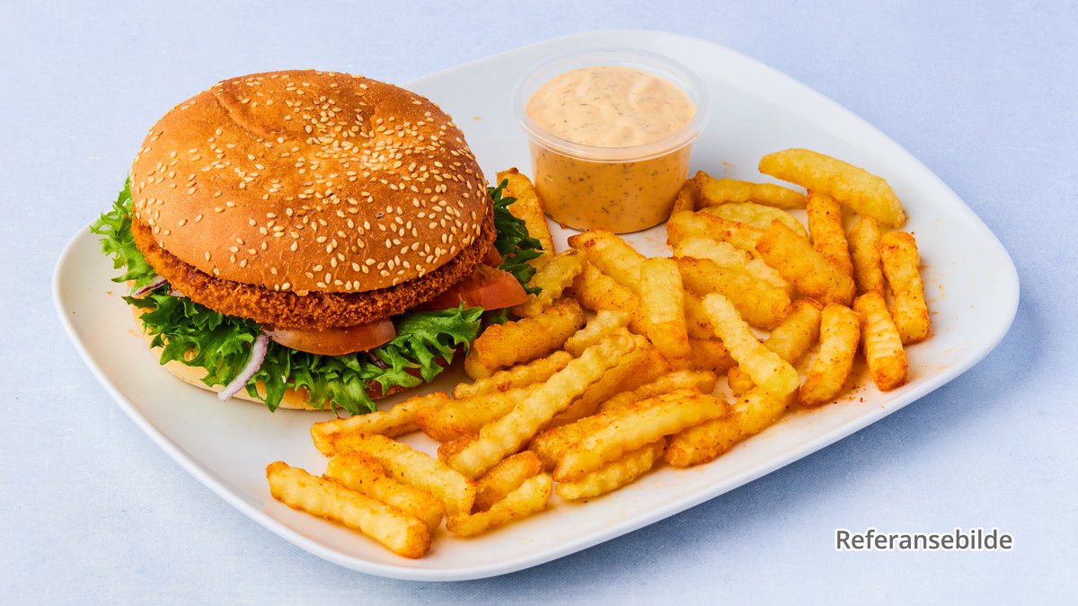 Kyllingburger Tallerken
