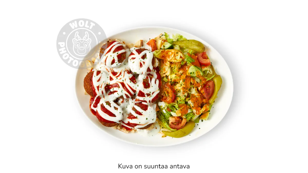 Falafel iskender