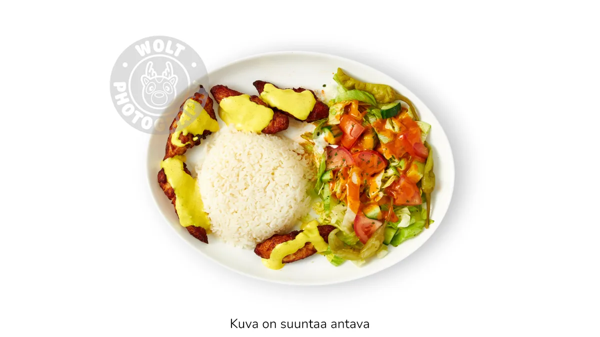 Kana riisillä