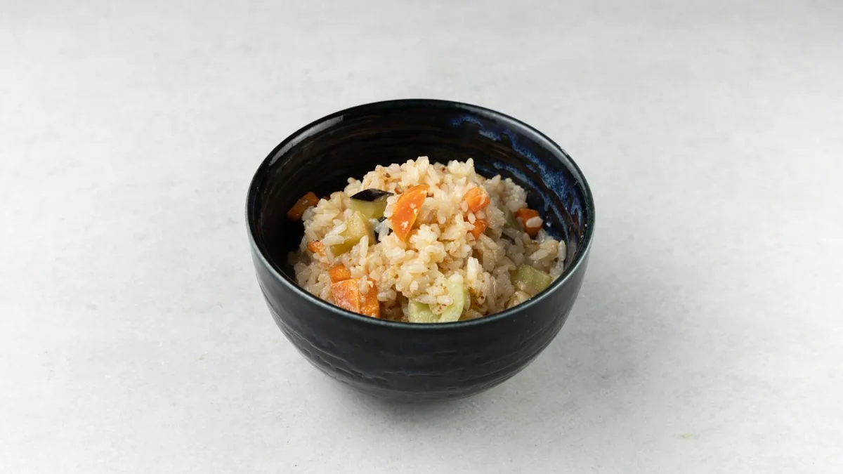 Chahan with vegetables