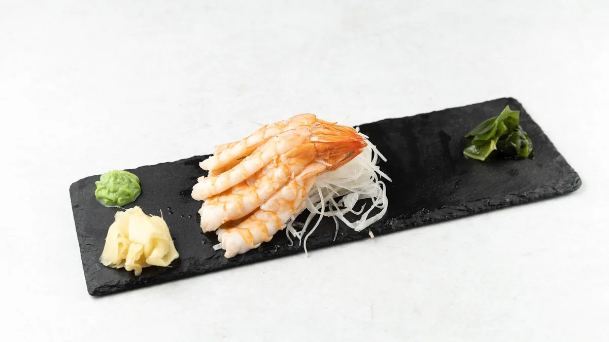 Ebi sashimi