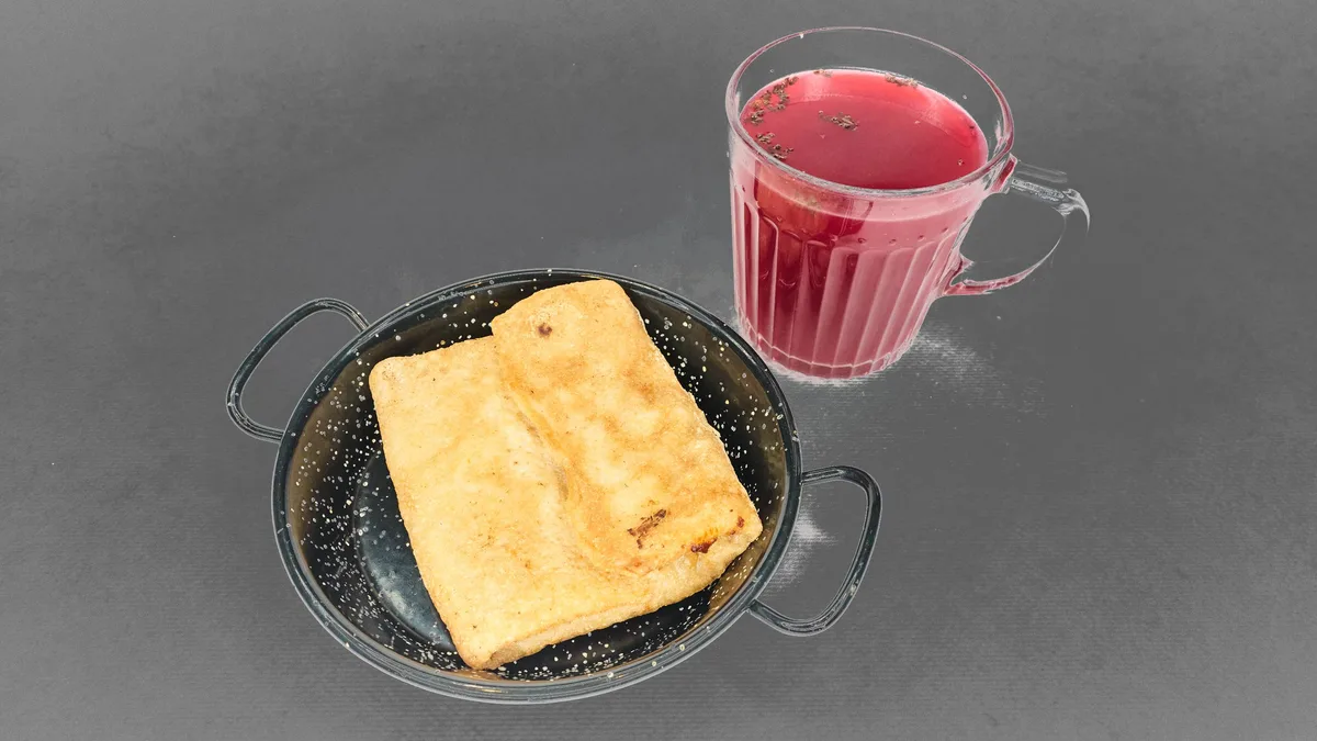 Barszcz z krokietem