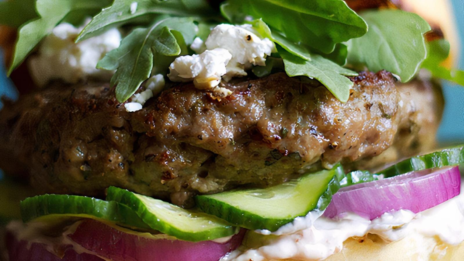 Athenian Lamb Burger