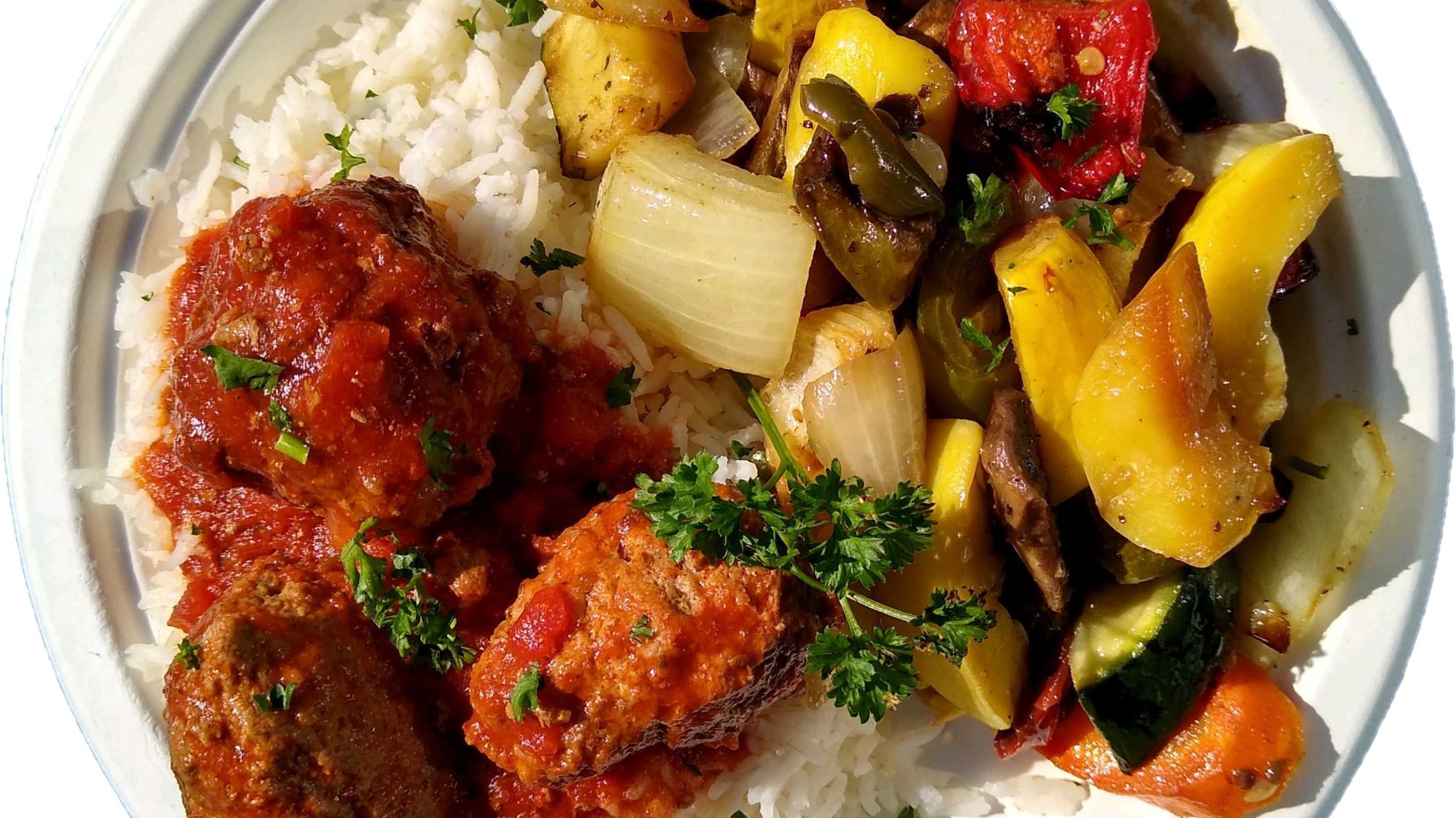 Cypriot Meatballs Plate