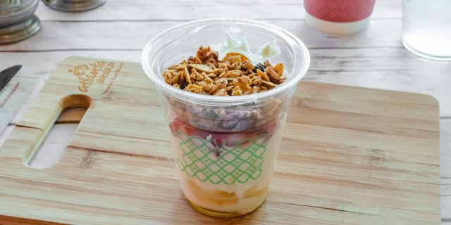 Greek Yogurt and Homemade Granola Cup