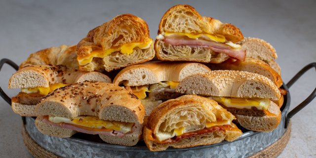 Hot Breakfast Sandwich Tray