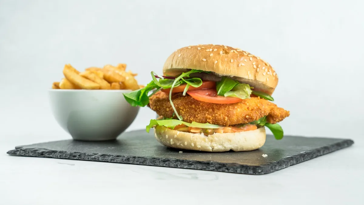 Burger "August"  i pommes frites