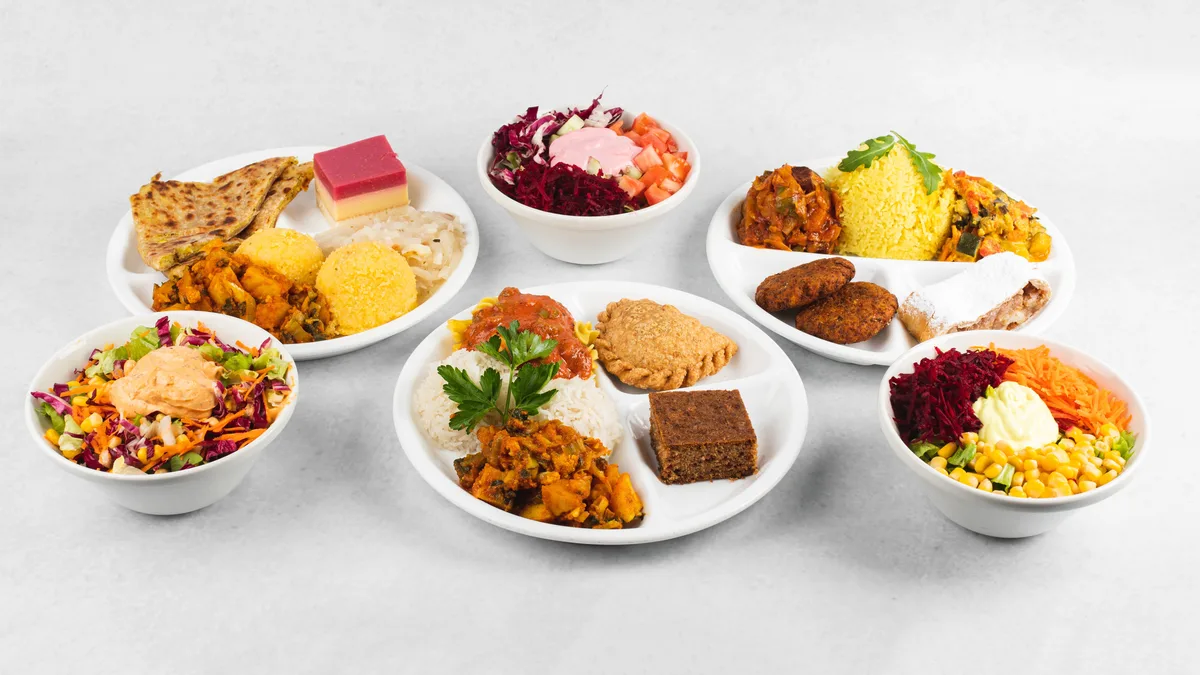 Panirani pileći štapići na curry rižotu