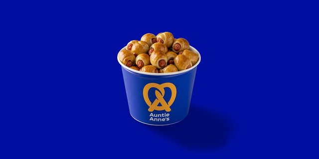 Mini Pretzel Dogs Bucket
