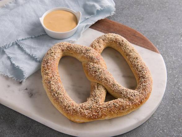 Roasted Garlic and Parmesan Pretzel