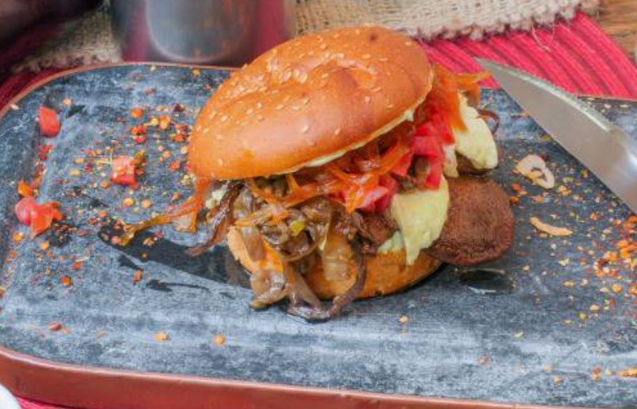 Hambúrguer Nimbin Vegetariano