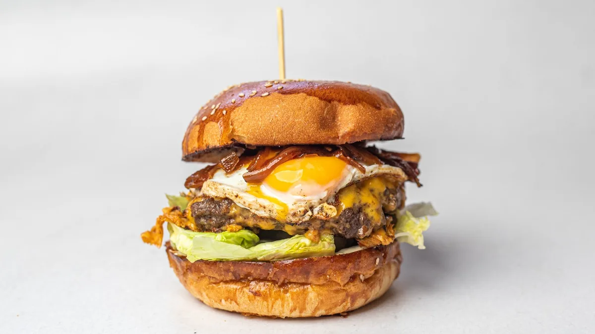 Egg burger