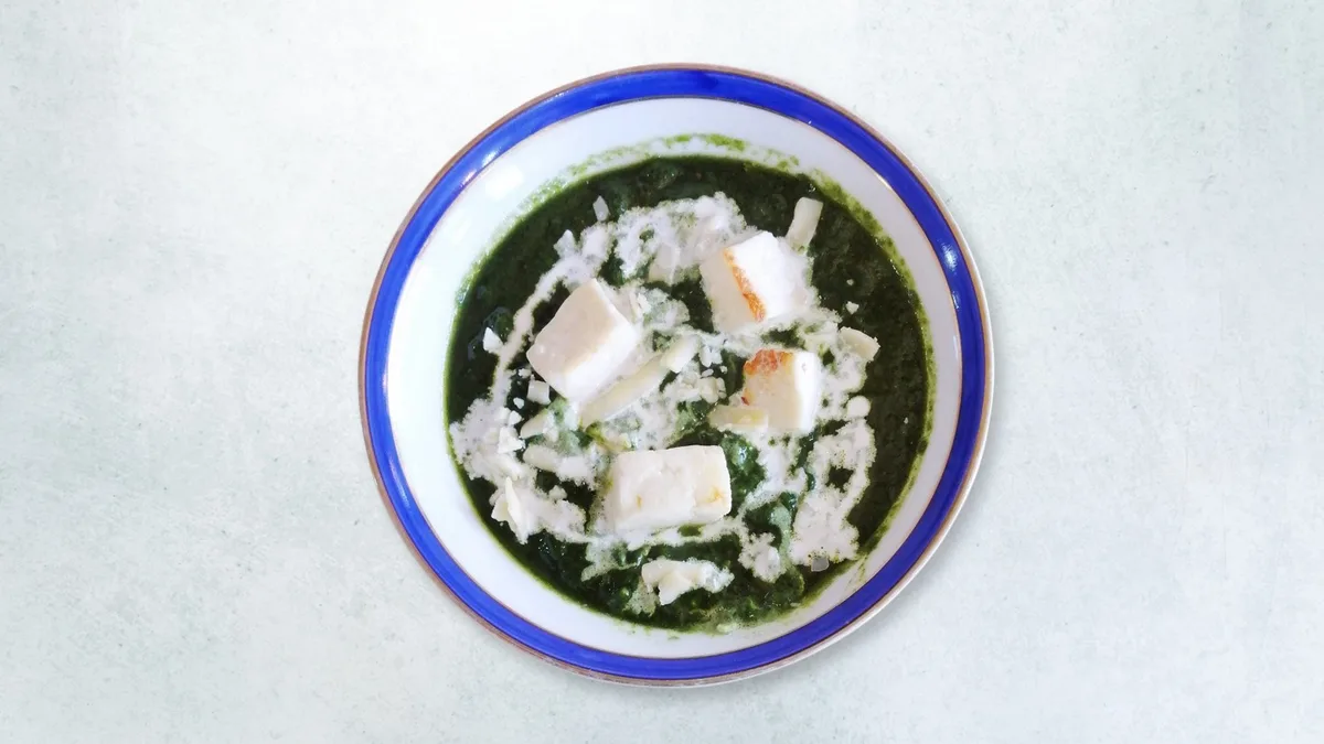 Palak paneer