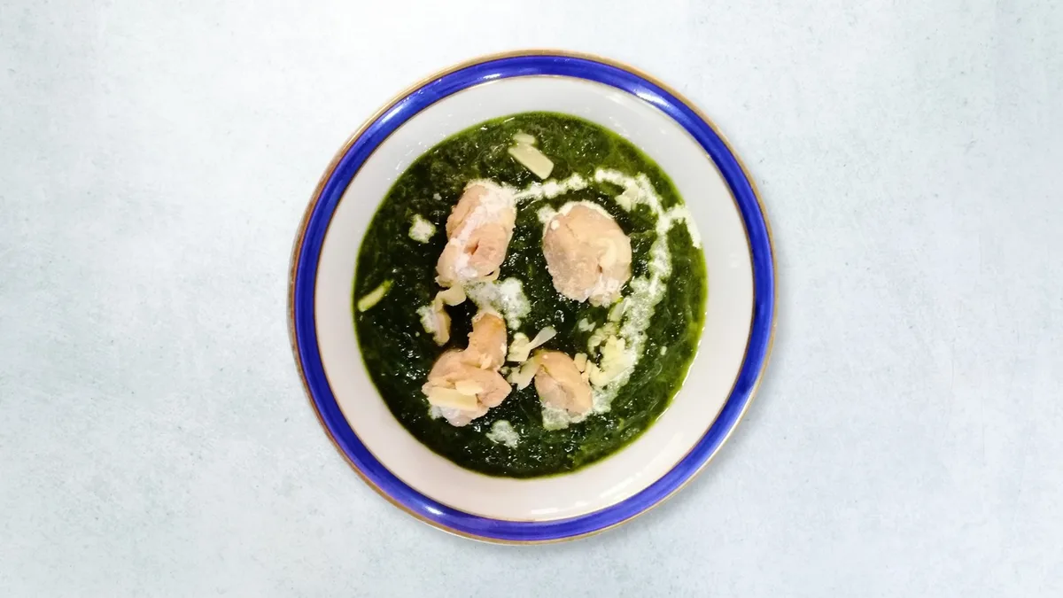 Saag chicken