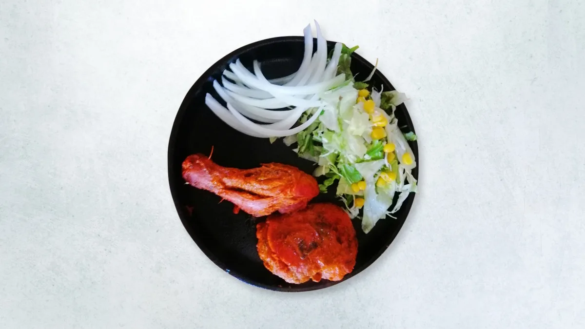 Tandoori chicen 2 pieces