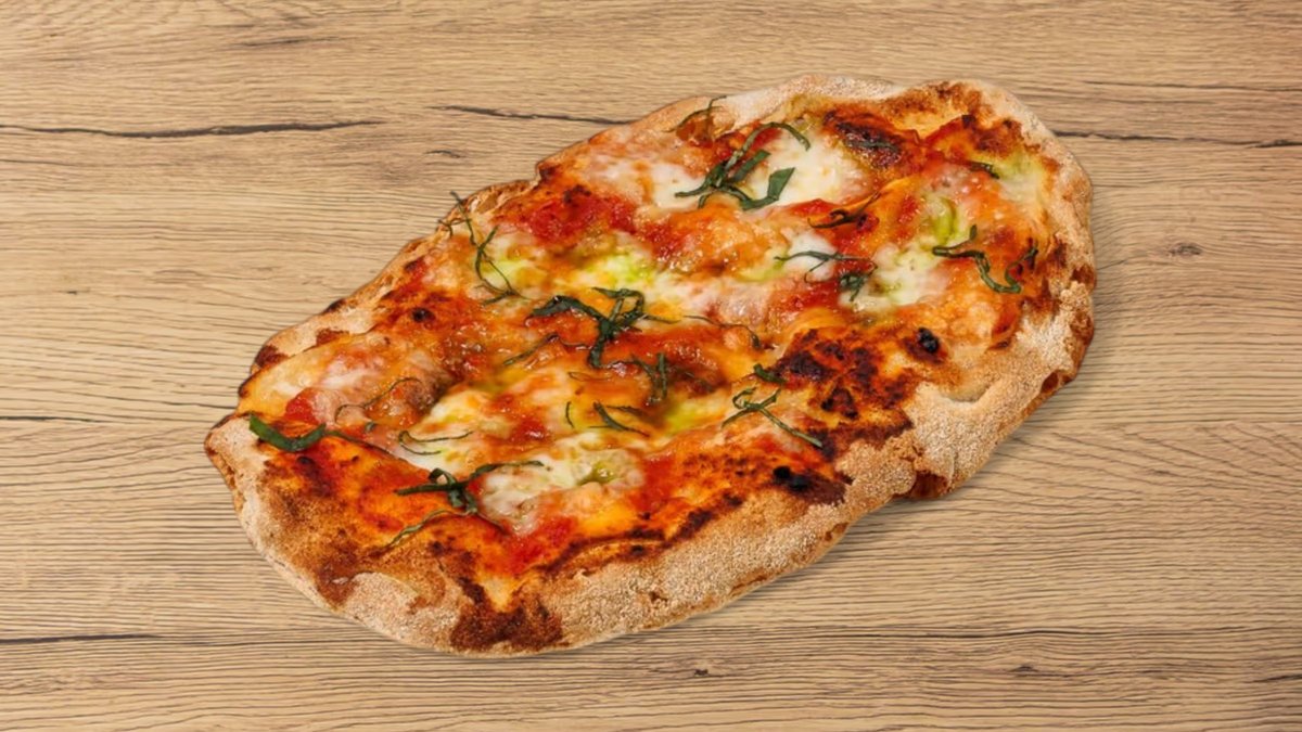 Pinsa Romana Chicken and Pesto Genovese