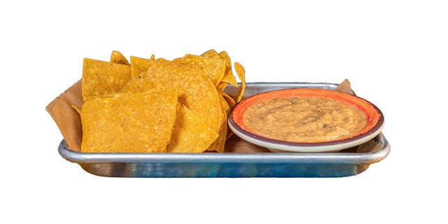 Green Chili Queso and Chips