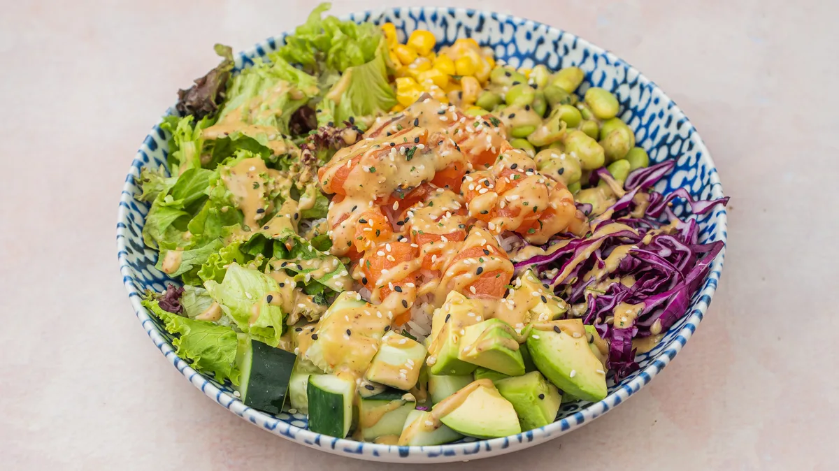 Salmon bowl