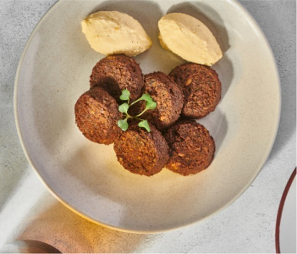 Porção De Falafel Com Homus