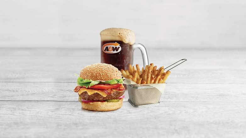 Cheddar Bacon Uncle Burger Combo