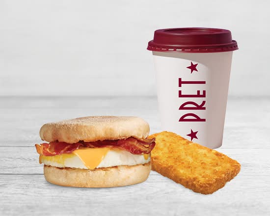 English Muffin Bacon and Egger Combo