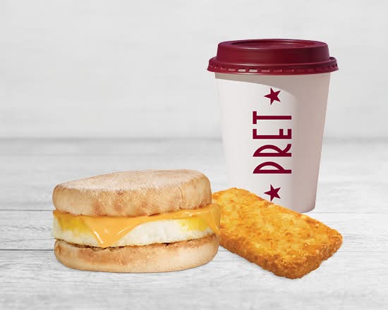 English Muffin Cheese and Egger Combo