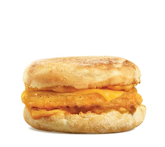 English Muffin Spicy Chipotle Chicken and Cheddar