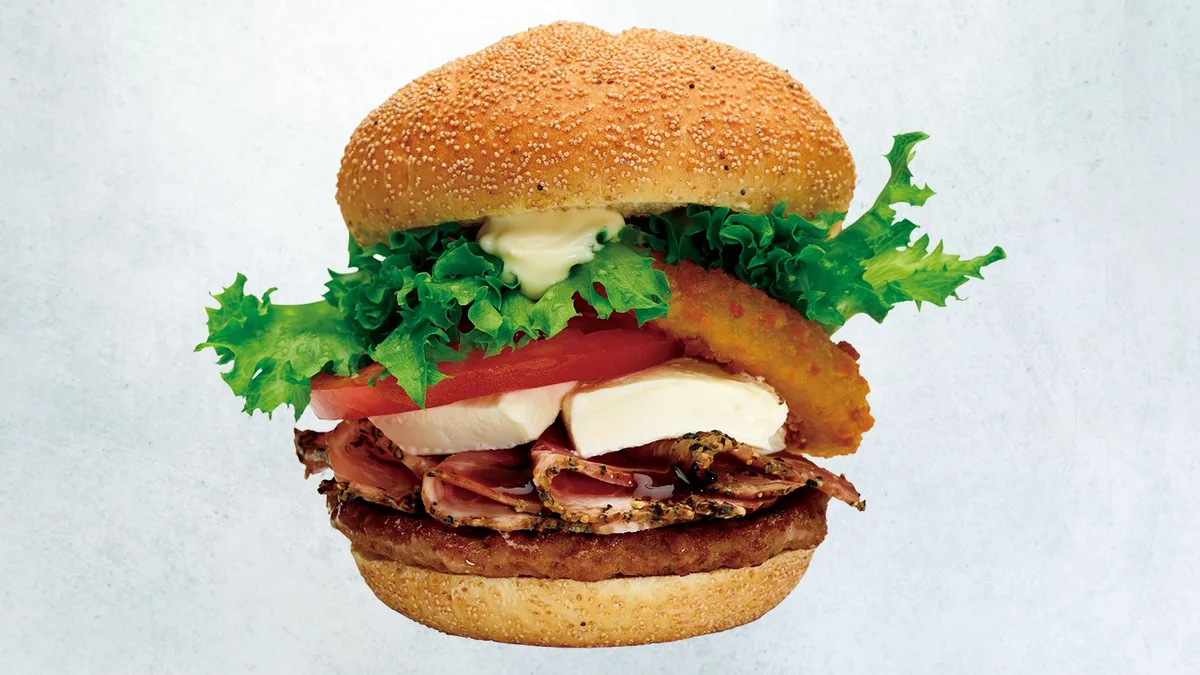 The AandW バーガー