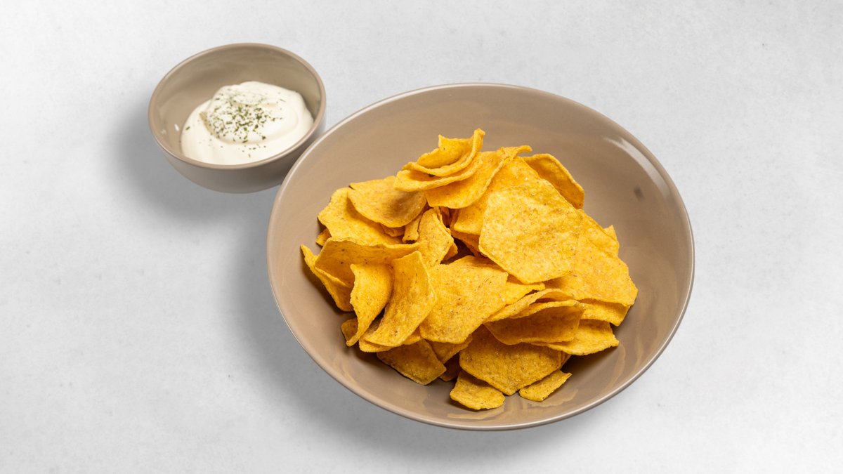 Tortilla Nachos Crisps and Salsa