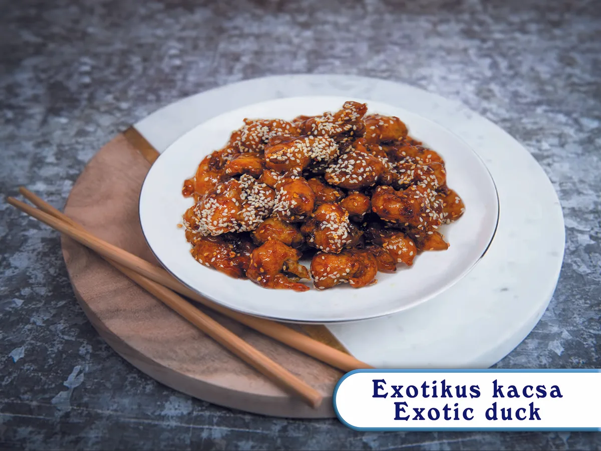 Egzotikus kacsa édes, csípős (normál adag)