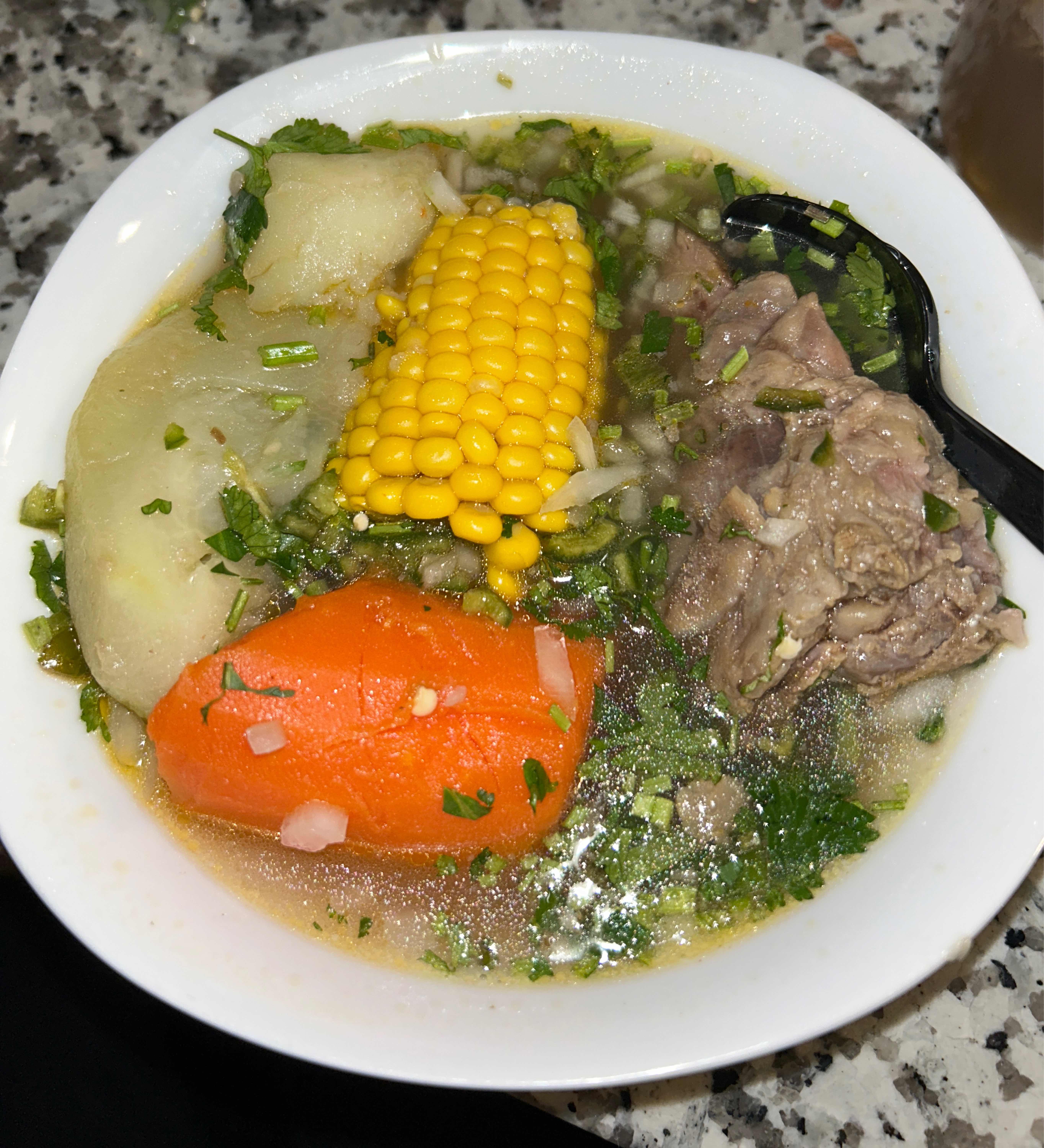 Beef Soup (caldo de res).
