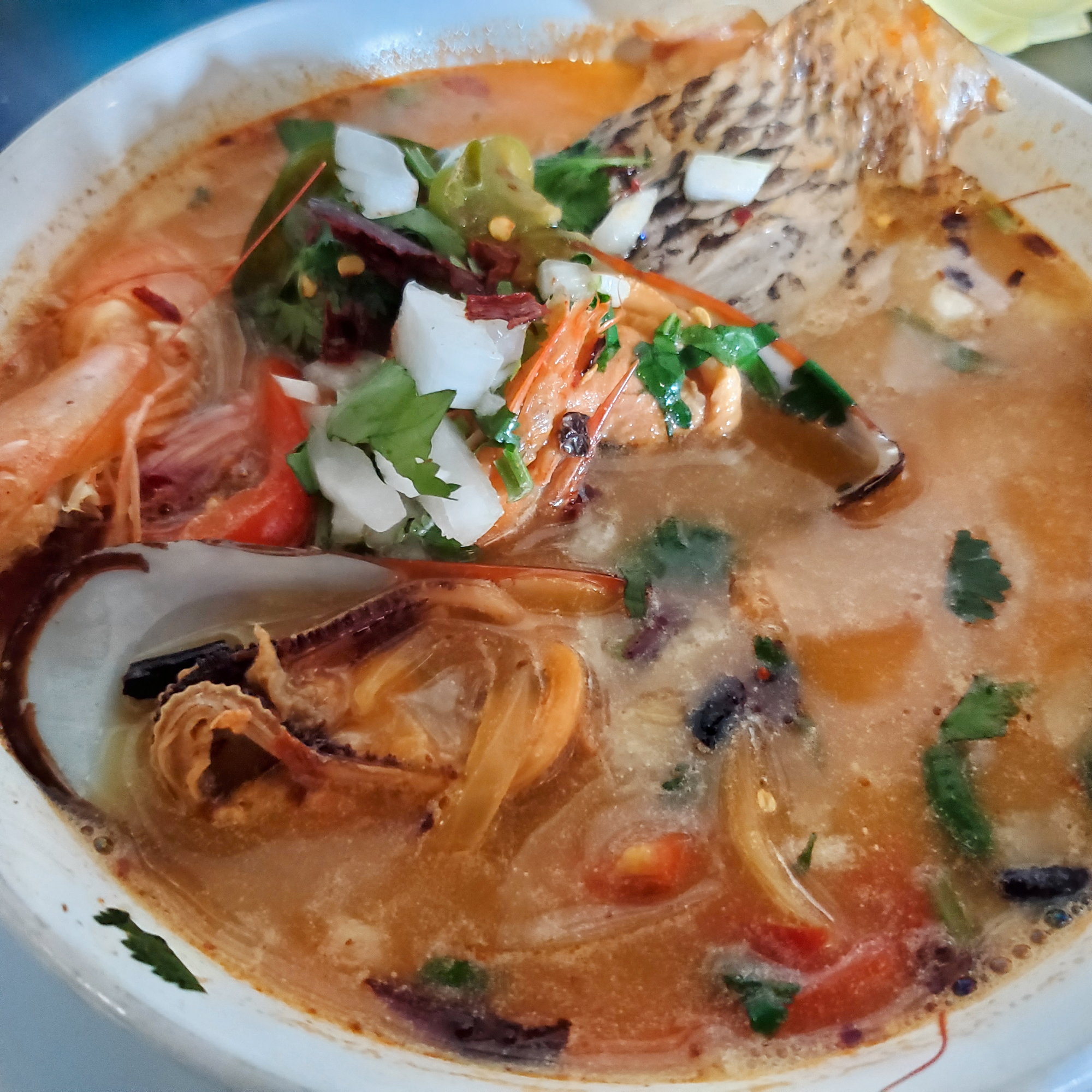 Seafood Soup (caldo de marisco)