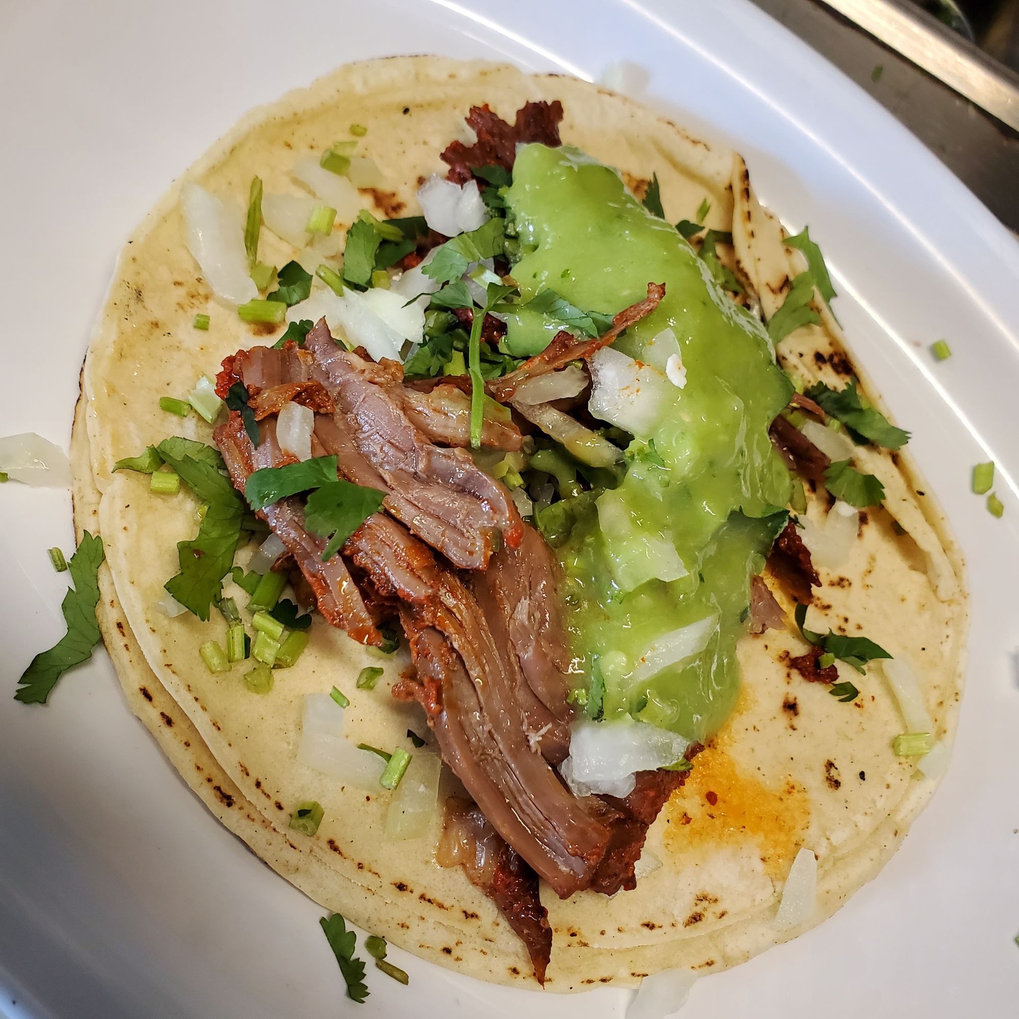 Tacos de Barbacoa (Only from Friday to Sunday).