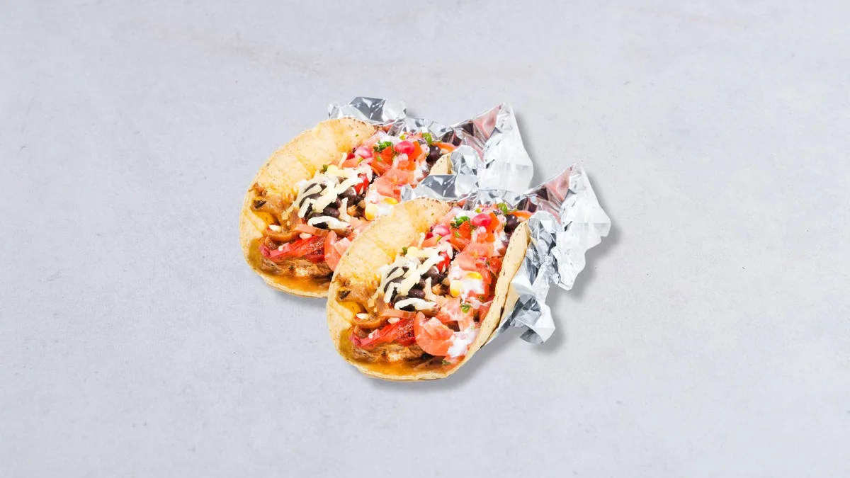 Dos tacos wołowe 2 szt.