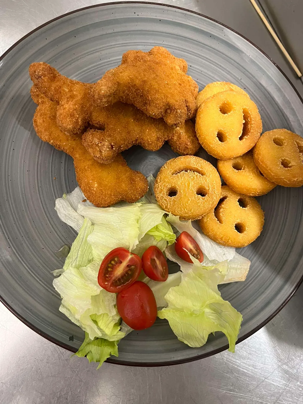 DÍNO nuggets con patate smile