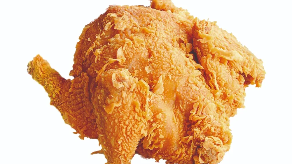 Rántott bébicsirke (The chicken is about 400g)